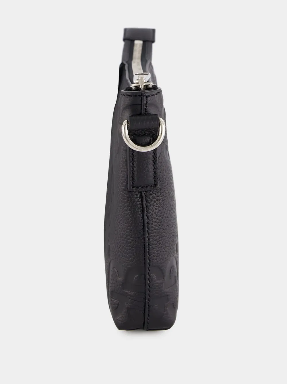 Black Jumbo GG Messenger Bag