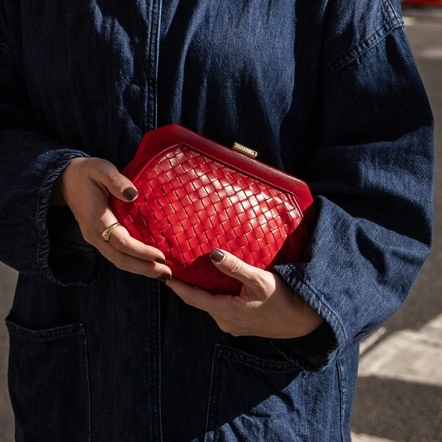 Bottega Vintage Intrecciato Clutch