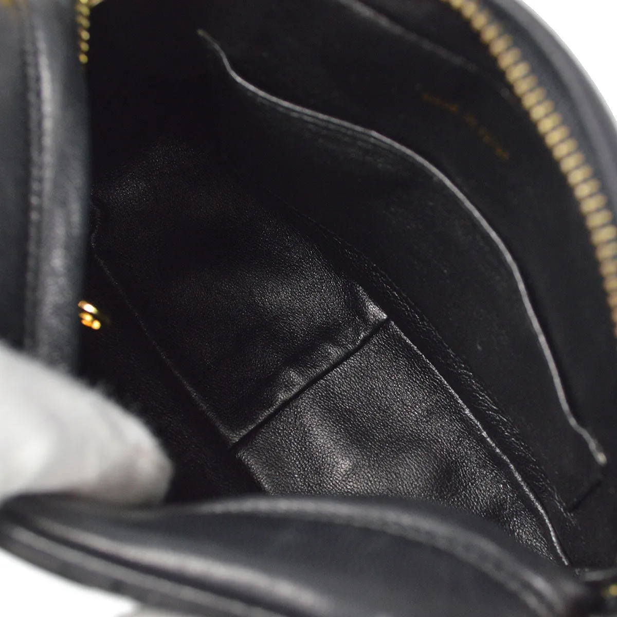 CHANEL Bijou Chain Shoulder Bag Black Lambskin