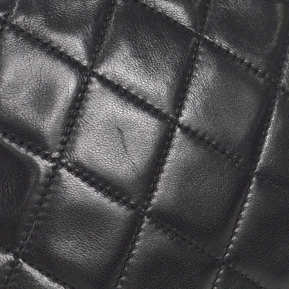 CHANEL Bijou Chain Shoulder Bag Black Lambskin