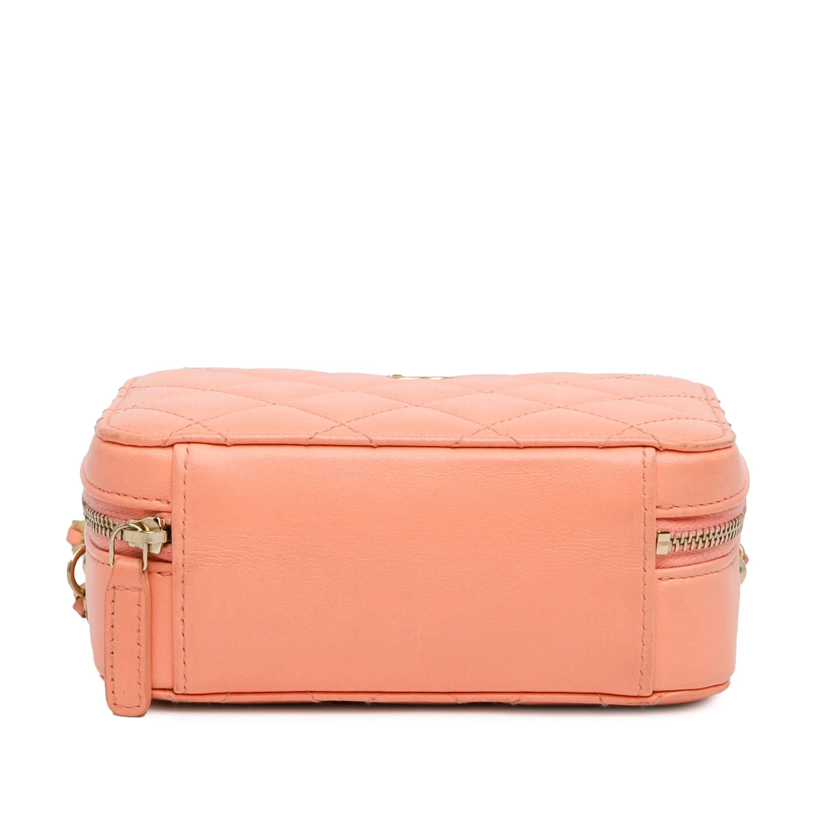 Chanel Cc Quilted Lambskin Pearl