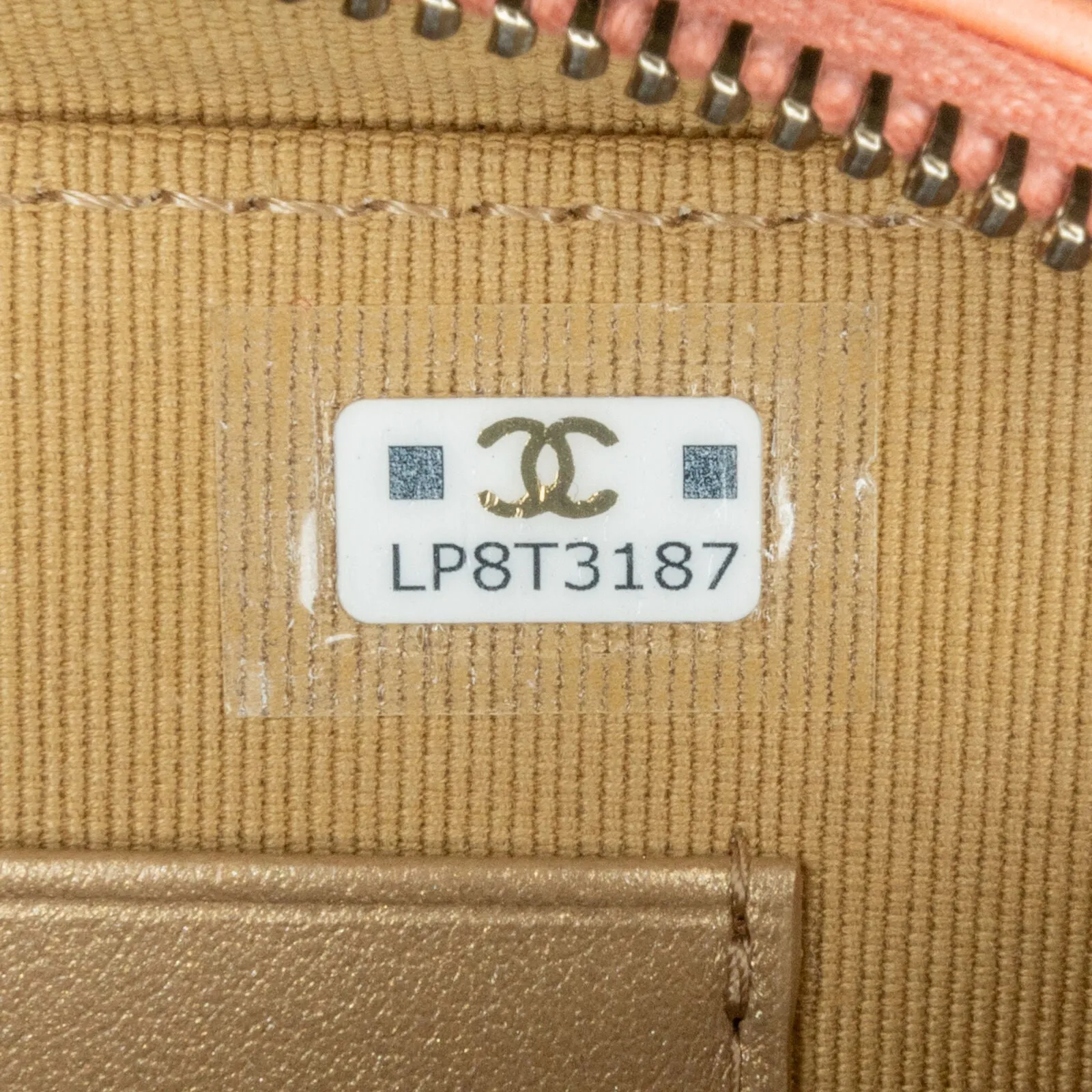 Chanel Cc Quilted Lambskin Pearl