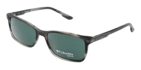 COLUMBIA  C548S NORTHBOUNDER 026 Matte Grey Horn/Smoke Rectangle Sports Sunglasses