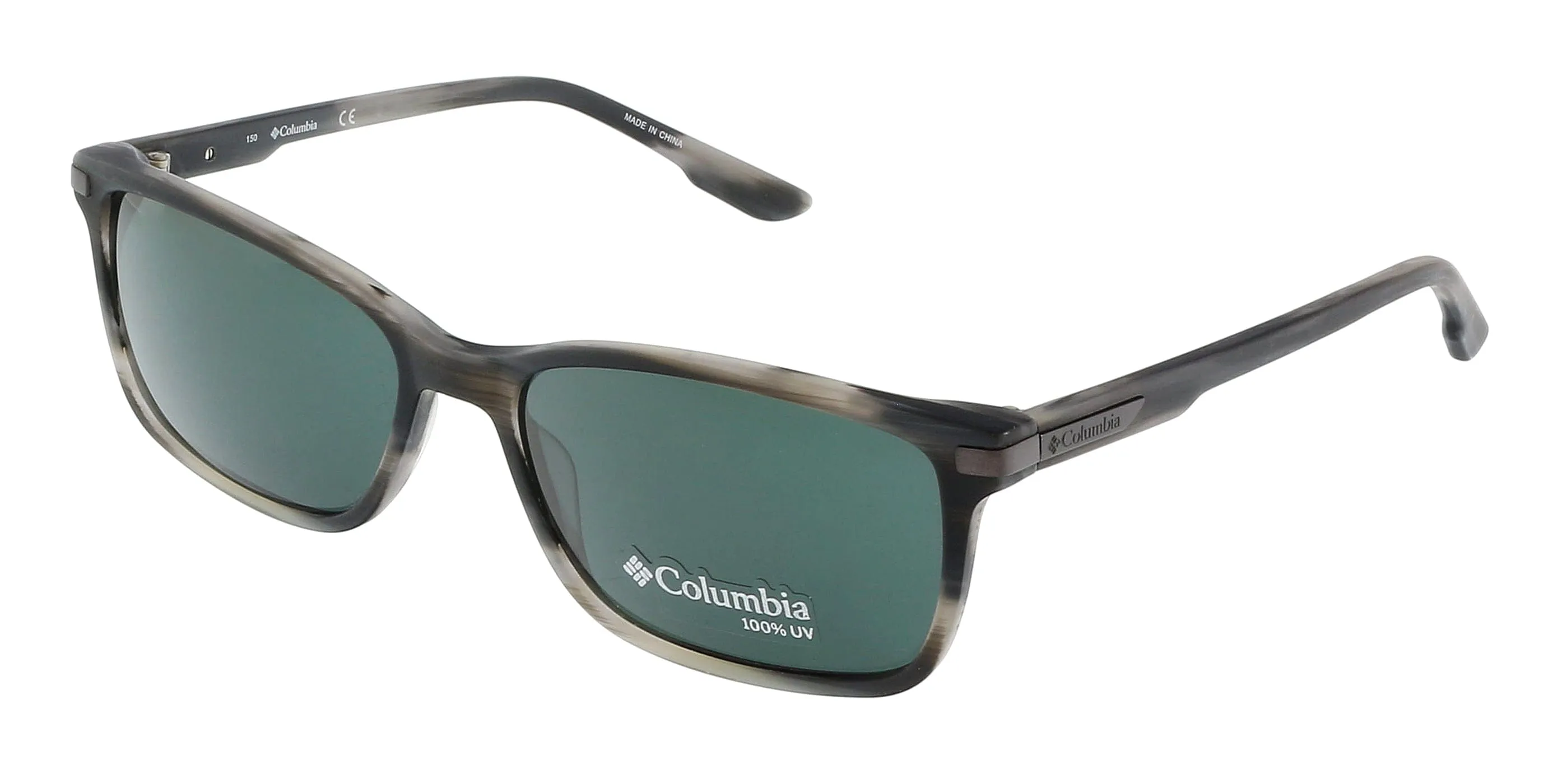 COLUMBIA  C548S NORTHBOUNDER 026 Matte Grey Horn/Smoke Rectangle Sports Sunglasses