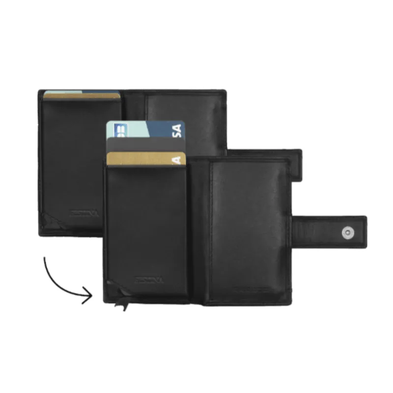 Festina Black Leather Chronobike Rigid Card Holder