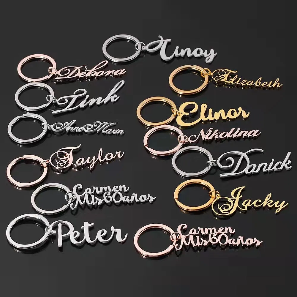 Funki Buys | Keychains | Custom Name Keyrings | Personalized Initials