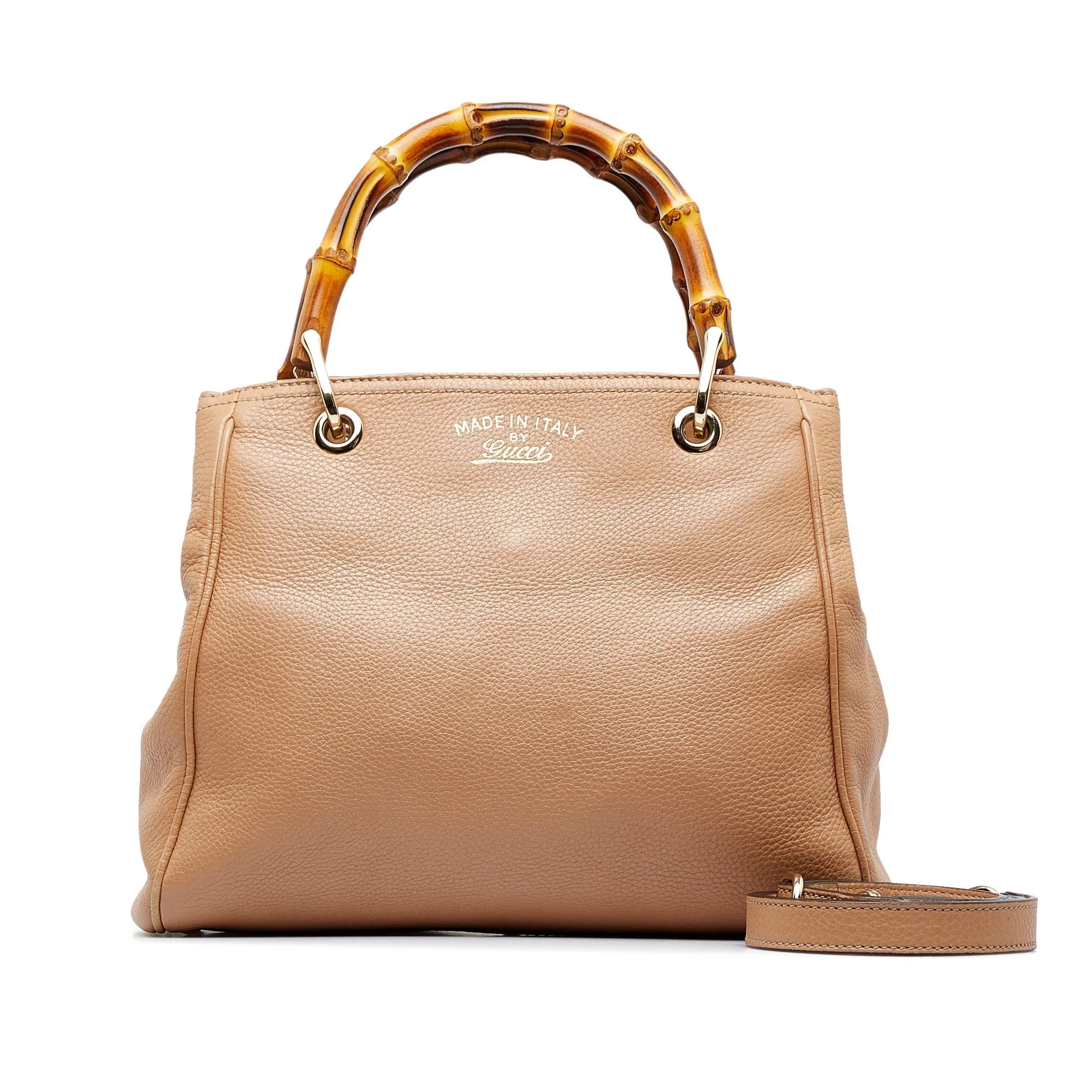 Gucci Bamboo Shopper Small Light Brown