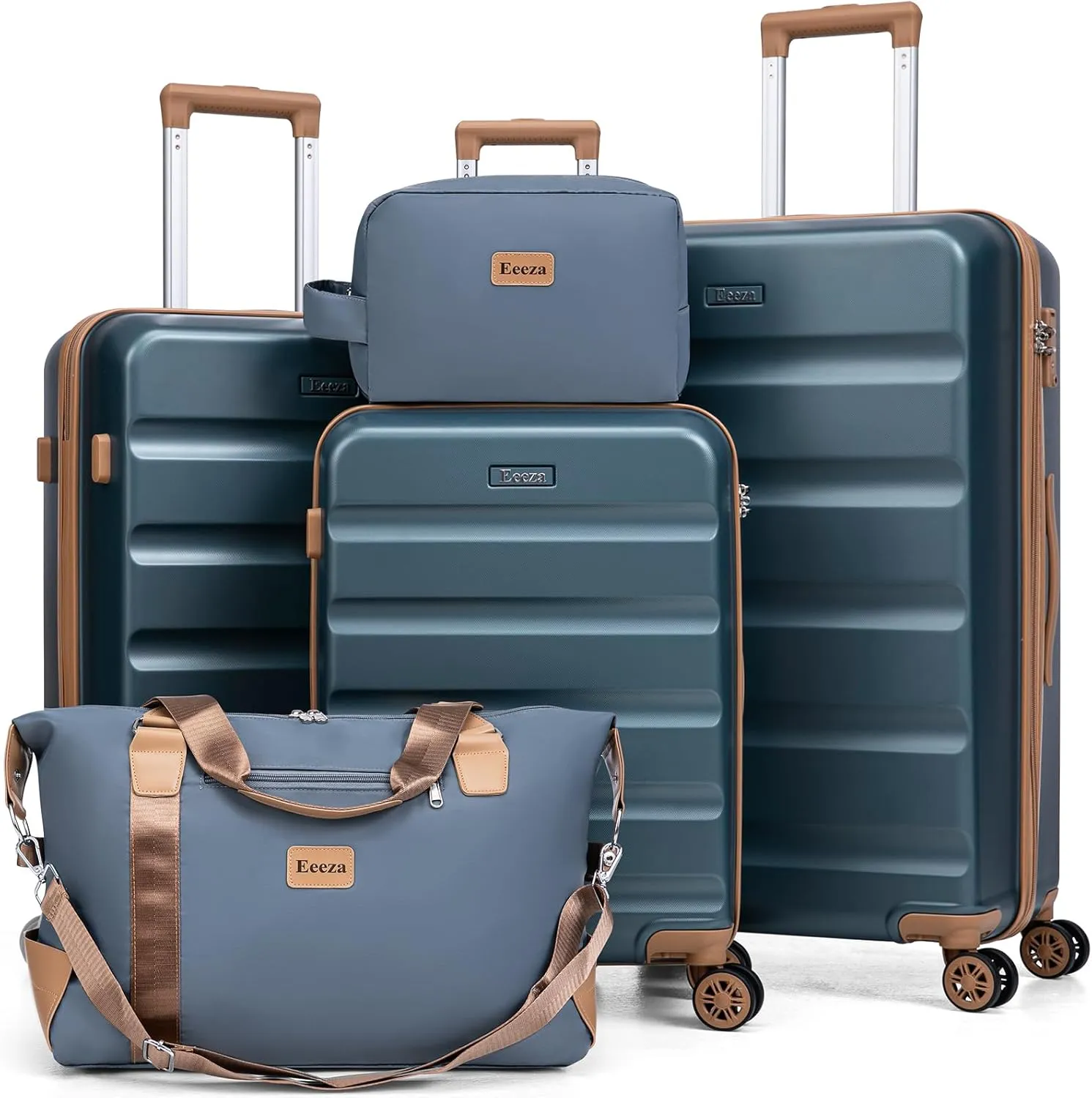 Luggage Sets 5 Piece, Suitcases with Wheels,ABS Hard Case Luggage with TSA Lock Spinner Wheels,Carry On Luggage Set (20/24/28 Inch)
