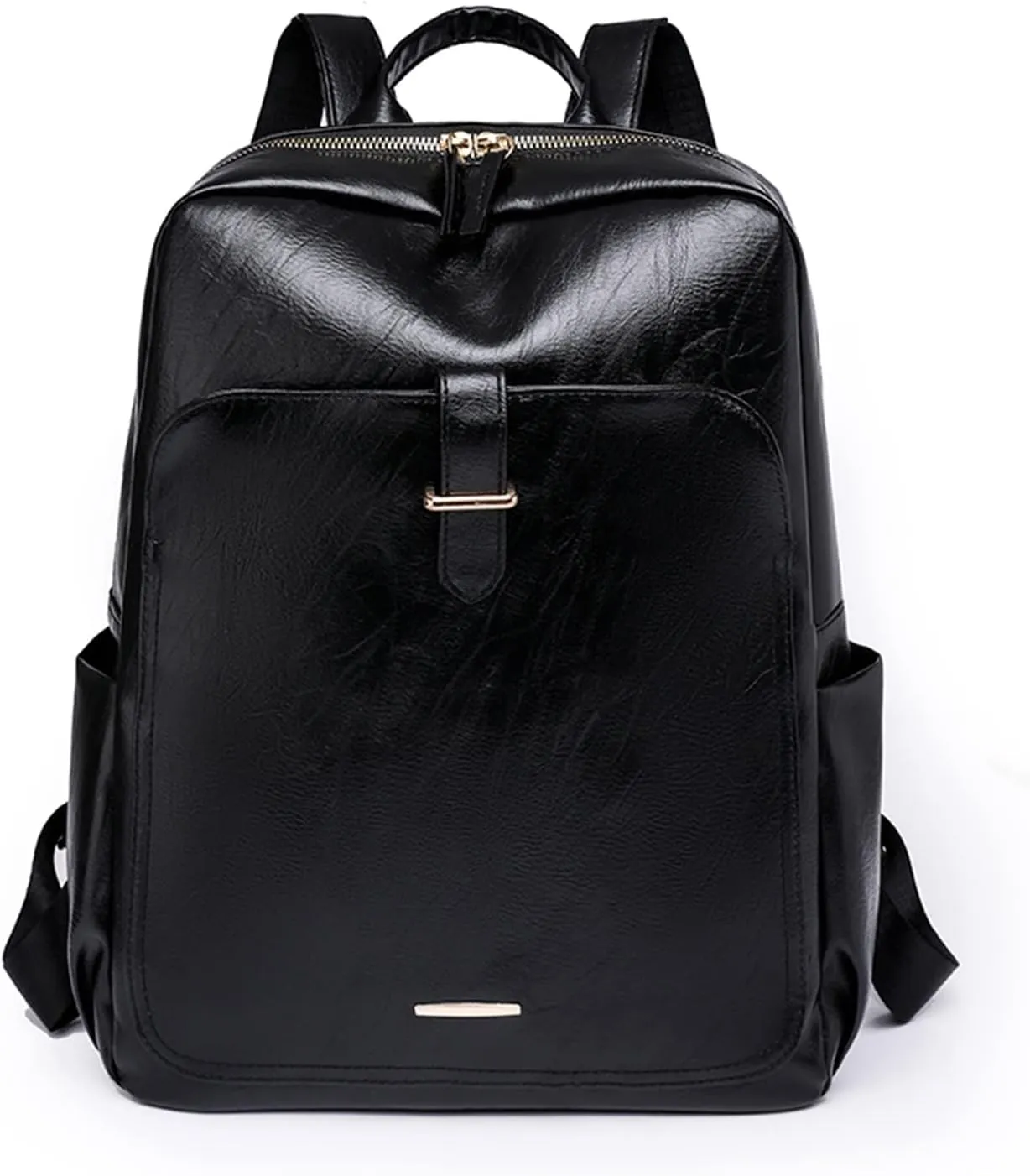 Luxury Women Backpacks Soft Leather Female Travel Shoulder Bags Backpack Fashion Bags For Womens(Black)