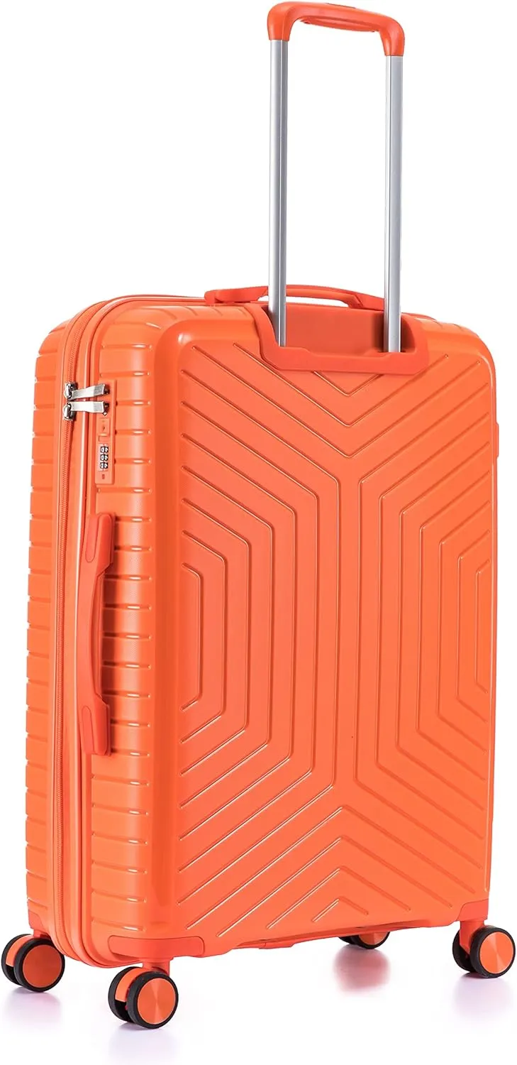 Medium Polypropylene Hard Shell Suitcase PP20- Orange