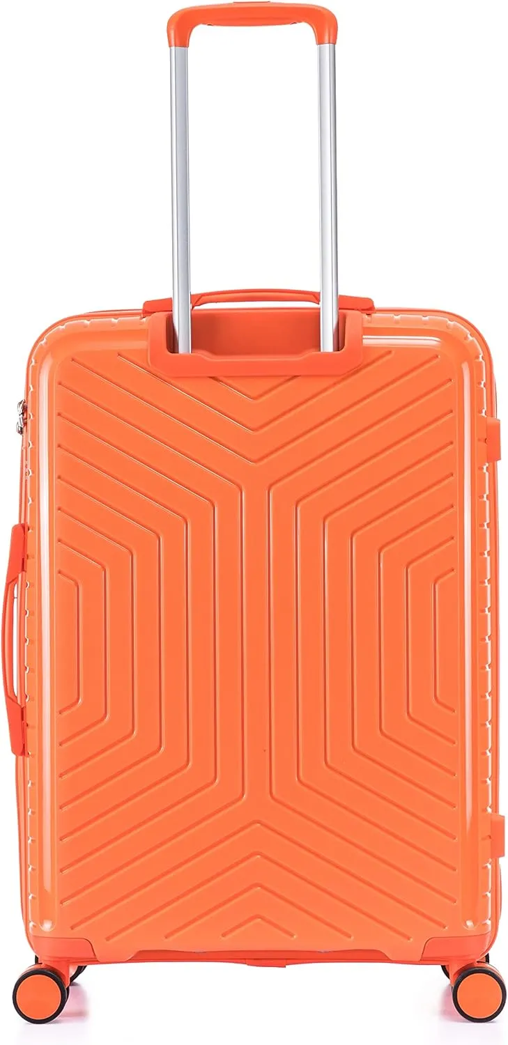 Medium Polypropylene Hard Shell Suitcase PP20- Orange