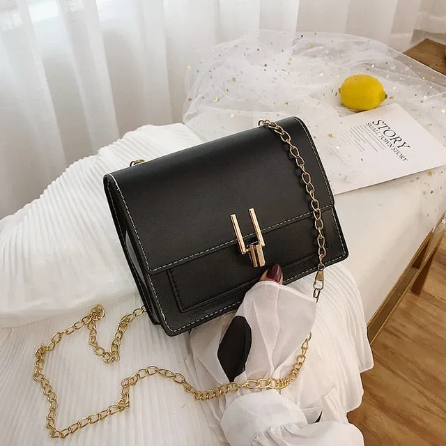 Mini PU Leather Schoulder Bags Woman's Crossbody Tassen Bag