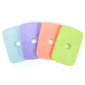 TOURIT 4 Pack Reusable Ice Packs for Lunch Boxes/Bags and Coolers, Slim and Long Lasting Freezer Packs for School, Work, Office, Picnic, Camping, Multiple Color