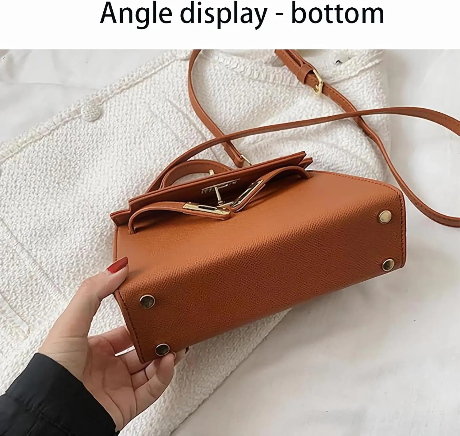 Women's adjustable shoulder straps shoulder bags and crossbody bags commuter handbags PU underarm Purses